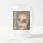 Falln Broken Pierrot Mattglas Bierglas (VorderseiteRechts)