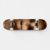 Falln Broken Pierrot Original Art Skateboard (Horizontal)