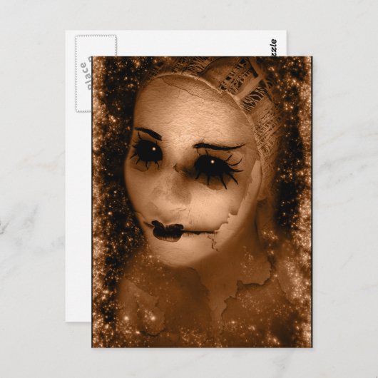 Falln Broken Pierrot Postkarte (Vorne/Hinten)