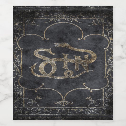 Falln Buch Sin Weinetikett (Einzelnes Label)