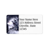 Falln Butterfly Adressaufkleber (Vorne)