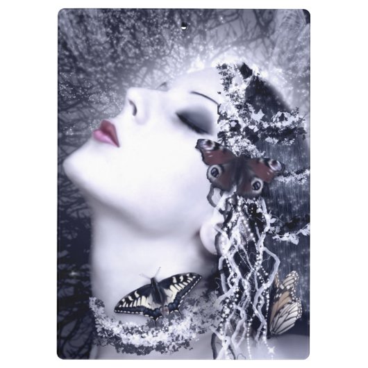 Falln Butterfly Klemmbrett (Rückseite)