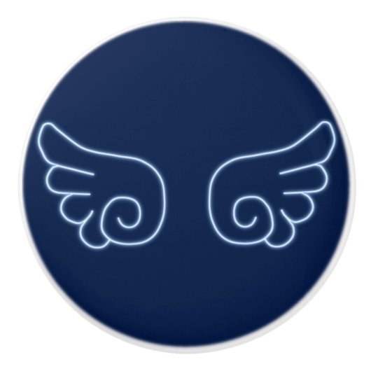 Falln Chibi Angel Wings Keramikknauf (Vorderseite)