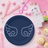 Falln Chibi Angel Wings Pappteller (Party)