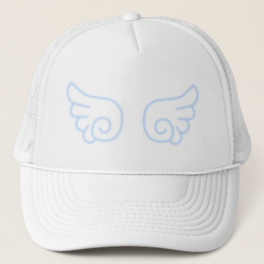 Falln Chibi Angel Wings Truckerkappe (Vorderseite)