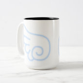 Falln Chibi Angel Wings Zweifarbige Tasse (Vorderseite Links)