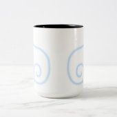 Falln Chibi Angel Wings Zweifarbige Tasse (Mittel)