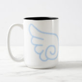 Falln Chibi Angel Wings Zweifarbige Tasse (Links)