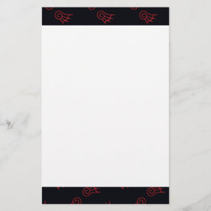 Falln Chibi Demon Wings Briefpapier