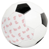 Falln Chibi Demon Wings Fußball (Dreiviertel)