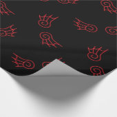 Falln Chibi Demon Wings Geschenkpapier (Ecke)