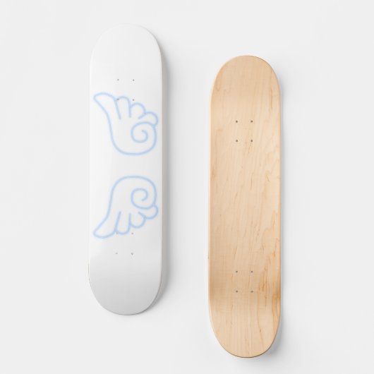 Falln Chibi Engels-Flügel Skateboard (Vorderseite)