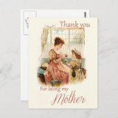 Falln Daisy Kette Muttertag Postkarte (Vorne/Hinten)