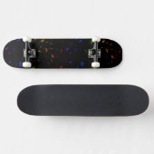 Falln Dandelion Seeds Gay Pride Skateboard (Horizontal)