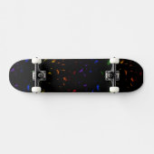 Falln Dandelion Seeds Gay Pride Skateboard (Horizontal)