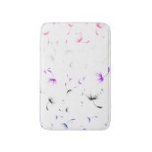 Falln Dandelion Seeds Genderfluid Stolz Badematte (Vorderseite Vertikal)