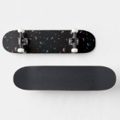 Falln Dandelion Seeds Transgender Pride Skateboard (Horizontal)