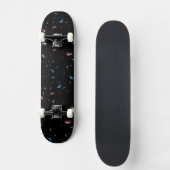 Falln Dandelion Seeds Transgender Pride Skateboard (Vorderseite)