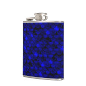 Falln Dark Blue Mermaid Scales Flachmann (Links)