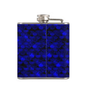 Falln Dark Blue Mermaid Scales Flachmann (Rückseite)