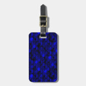 Falln Dark Blue Mermaid Scales Gepäckanhänger (Vorderseite vertikal)