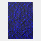 Falln Dark Blue Mermaid Scales Geschirrtuch (Vertikal)