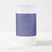 Falln Dark Blue Mermaid Scales Mattglas Bierglas (Mittel)