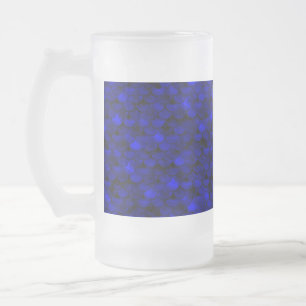 Falln Dark Blue Mermaid Scales Mattglas Bierglas