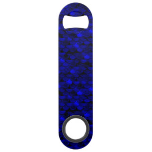 Falln Dark Blue Mermaid Scales Speed Flaschenöffner