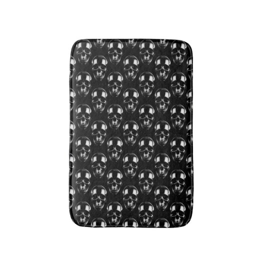 Falln Dark Skulls Badematte (Vorderseite Vertikal)