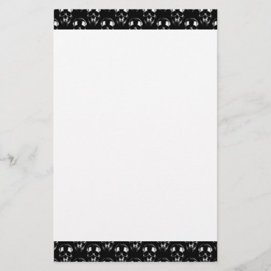 Falln Dark Skulls Briefpapier (Vorderseite)