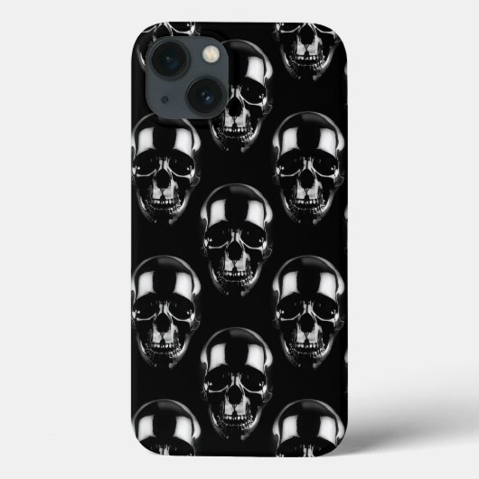 Falln Dark Skulls Case-Mate iPhone Hülle (Rückseite)