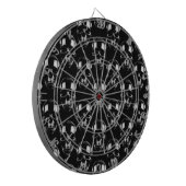 Falln Dark Skulls Dartscheibe (Vorderseite Links)