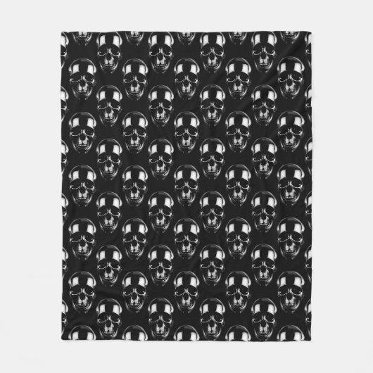 Falln Dark Skulls Fleecedecke (Vorderseite)