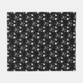 Falln Dark Skulls Fleecedecke (Vorderseite (Horizontal))
