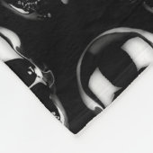 Falln Dark Skulls Fleecedecke (Ecke)