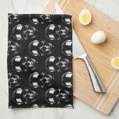 Falln Dark Skulls Geschirrtuch (Viertel Falte)