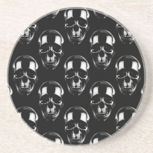 Falln Dark Skulls Getränkeuntersetzer (Vorne)