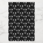 Falln Dark Skulls Lebensmitteletikett (Einzelnes Label)