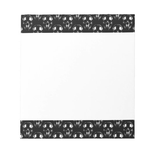 Falln Dark Skulls Notizblock (Vorderseite)