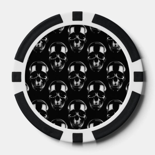 Falln Dark Skulls Pokerchips (Vorderseite)