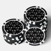 Falln Dark Skulls Pokerchips (Stapel)
