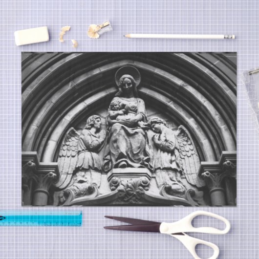 Falln, das sie auf Hoch wartet Seidenpapier (Handwerk)