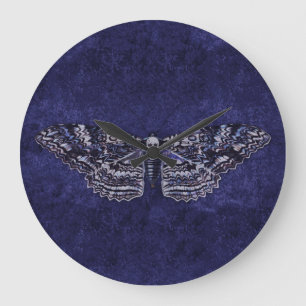 Falln Deathshead Moth Große Wanduhr
