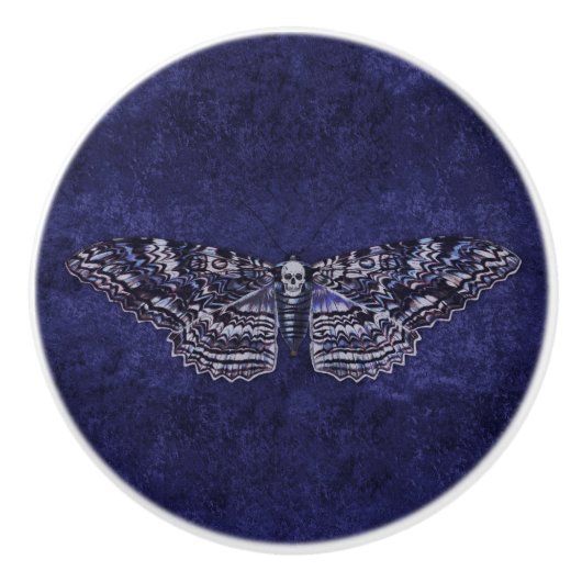 Falln Deathshead Moth Keramikknauf (Vorderseite)