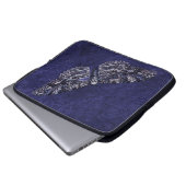 Falln Deathshead Moth Laptopschutzhülle (Vorne Knopf)