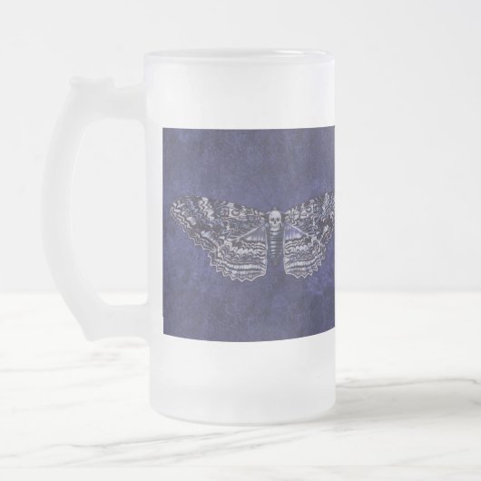 Falln Deathshead Moth Mattglas Bierglas (Links)