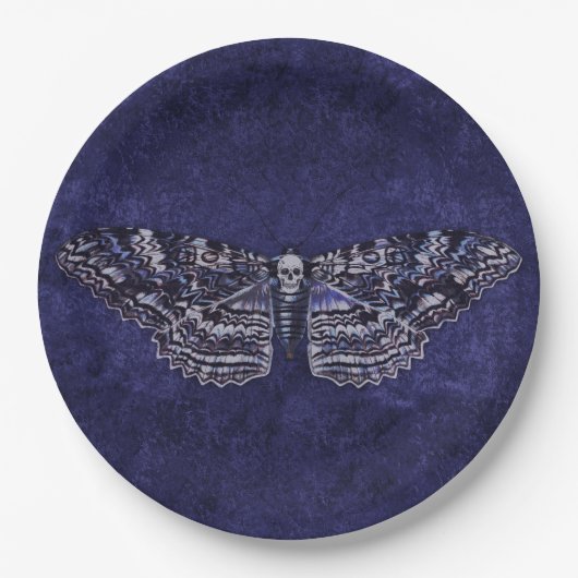 Falln Deathshead Moth Pappteller (Vorderseite)