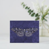 Falln Deathshead Moth Postkarte (Stehend Vorderseite)