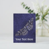 Falln Deathshead Moth Postkarte (Stehend Vorderseite)